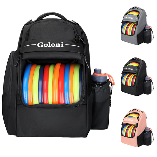 Disc Golf Bag Holds 23+ Discs,Durable Disc Golf Backpack with cooler compartment,Large Capacity Frisbee Bags